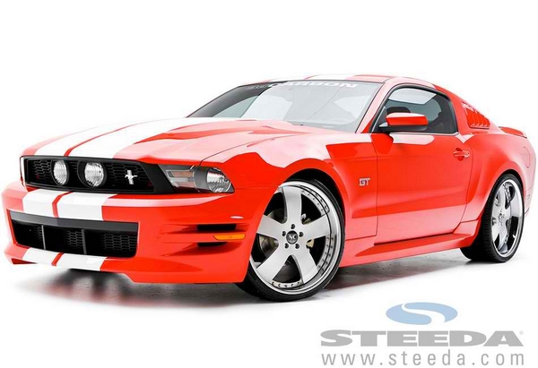 3D Carbon Boy Racer Mustang Body Kit - Unpainted (10-12 GT, V6)